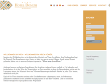 Tablet Screenshot of hoteldomizil.at